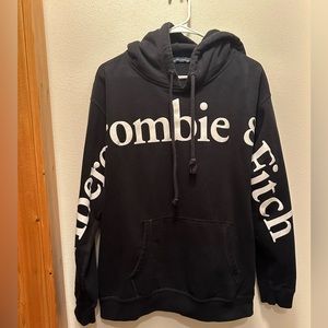 Abercrombie and Fitch black and white sweatshirt.